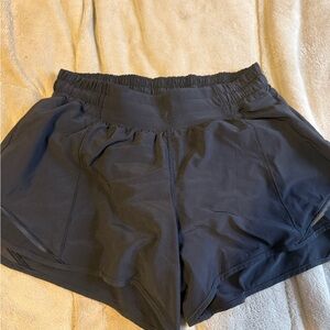 lululemon athletica Black hotty hot shorts